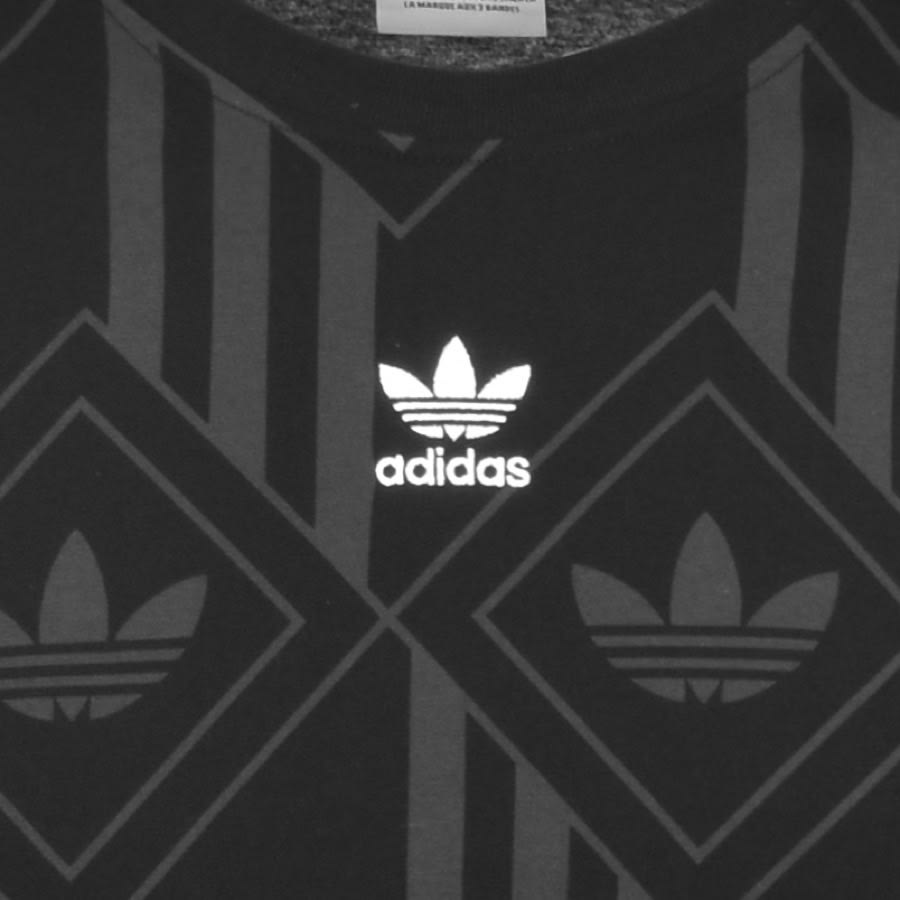 Alternative Image for Productadidas Originals Monogram T Shirt Black3